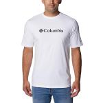 Magliette & T-shirt bianche XXL di cotone mezza manica con manica corta per Uomo Columbia 
