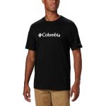 Magliette & T-shirt classiche nere XS di cotone mezza manica con manica corta per Uomo Columbia 