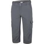 Pantaloni Capri scontati grigi di nylon per Uomo Columbia Silver Ridge 