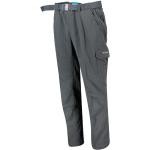 Pantaloni scontati grigi L di nylon traspiranti da trekking per Uomo Columbia Silver Ridge 