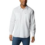 Camicie da lavoro beige XXL con manica lunga per Uomo Columbia Silver Ridge 