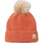 Cappelli invernali scontati arancioni di pile con pon pon da lavare a mano per Uomo Columbia 