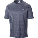 Magliette & T-shirt classiche blu XS in poliestere traspiranti mezza manica con manica corta per Uomo Columbia Zero rules 