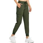 Pantaloni tuta verde militare XXL taglie comode per l'estate per Donna 