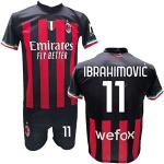 Completo Calcio Maglia Zlatan Ibrahimovic Milan e