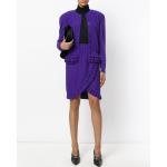Tailleur viola XS di lana manica lunga con pantalone per Donna Dior 