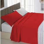 Completi letto singolo 90x200 cm di cotone tinta unita Italian Bed Linen 