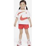 Pantaloni & Pantaloncini scontati casual rossi in mesh per bambini Nike 