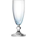 Servizi bicchieri azzurri di vetro 6 pezzi H&H 