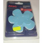 Confezione da 7 pezzi - adesivi antiscivolo per piatto doccia/vasca - forma floreale - colore azzurro - Shark