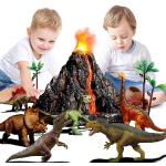Action figures a tema dinosauri mostri per bambini Dinosauri 