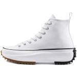 Sneakers larghezza E scontate casual bianche numero 40 taglie comode di gomma platform per Uomo Converse Run Star Hike 