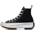 Sneakers larghezza E scontate casual nere numero 38 taglie comode di gomma platform per Donna Converse Run Star Hike 