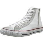 Sneakers alte larghezza E casual grigio chiaro numero 36 con cerniera per Donna Converse All Star 