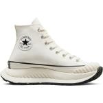 Sneakers alte larghezza E scontate bianche numero 44 di cotone per Donna Converse 