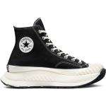 Sneakers alte larghezza E scontate nere numero 40 di cotone per Donna Converse 
