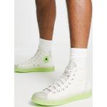 Converse - Chuck CX Hi Throwback Craft - Sneakers color pietra e lime-Neutro