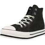 Sneakers larghezza E casual nere numero 30 di pelle platform per bambini Converse Ctas 