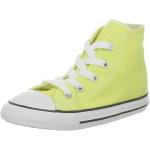 Sneakers alte larghezza E gialle per bambini Converse Ctas 