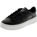 Sneakers larghezza E casual nere numero 37 di pelle per Donna Converse Pro Leather OX 