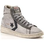 Sneakers larghezza E casual grigie numero 35,5 per Donna Converse Pro Leather 