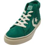 Sneakers alte larghezza E casual verde smeraldo numero 30 per bambini Converse Pro Leather MID 