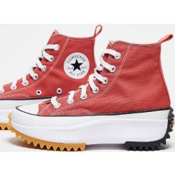 Converse - Run Star Hike Hi - Sneakers alte rosse-Rosso