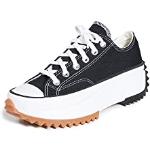 Sneakers larghezza E casual nere numero 41 con zeppa per Donna Converse Run Star Hike 