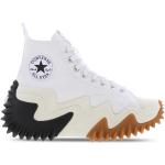 Sneakers larghezza E bianche numero 35,5 di tela a righe platform per Donna Converse Run Star Motion 
