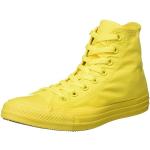 Sneakers alte larghezza E scontate casual gialle numero 37 per Donna Converse All Star 