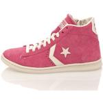 Sneakers alte larghezza E casual rosa numero 39,5 con cerniera per Donna Converse Pro Leather MID 