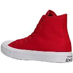 Sneakers alte larghezza E casual rosse numero 46 per Donna Converse 