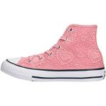 Sneakers larghezza E casual rosa numero 27 per bambini Converse Pelle 