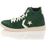 Sneakers alte larghezza E scontate casual verdi numero 44,5 per Donna Converse Pro Leather MID 