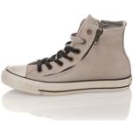 Sneakers alte larghezza E casual grigie numero 36,5 con cerniera per Donna Converse All Star 
