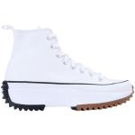 Sneakers stringate bianche numero 40,5 in tessuto tinta unita con stringhe per Donna Converse 