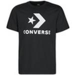 Magliette & T-shirt nere XL mezza manica con manica corta per Donna Converse 