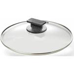 Coperchi grigi di vetro per padelle diametro 40 cm 