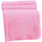 Asciugamani rosa di pile da bagno 