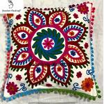 Cuscini bohémien multicolore di cotone a fiori 1 pezzo per divani 