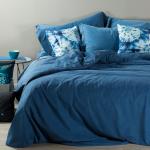 Biancheria da letto blu 90x200 cm Caleffi 