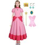 Costumi rosa in poliestere da lavare a mano da principessa per bambina Super Mario Peach di Amazon.it Amazon Prime 