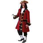 Costumi rossi da pirata per bambini Guirca Jake e i pirati dell'Isola che non c'è Capitan Uncino 
