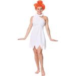 Costumi Cosplay bianchi XXL per Donna Rubies Flintstones Wilma Flinstone 