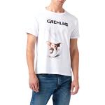 GREMLIN Megremlts009 T-Shirt, Bianco, XL Uomo