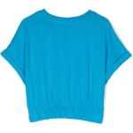 Magliette & T-shirt scontate blu con scollo tondo mezza manica con scollo rotondo per Donna Msgm Kids 