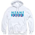 Cotton Soul Miami Vice Og Logo Felpa con cappuccio, Bianco, bianco, XXL