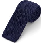 Cravatte classiche blu navy in maglia per Uomo 