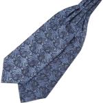 Cravatte ascot eleganti blu navy per cerimonia per Uomo 