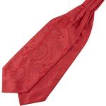 Cravatte ascot rosse per cerimonia per Uomo 